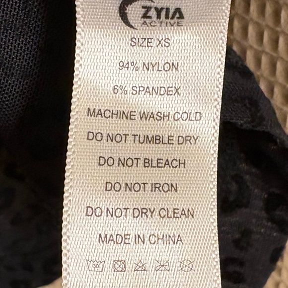 Czyia Black Leopard Tank Women's XS - Picture 3 of 7